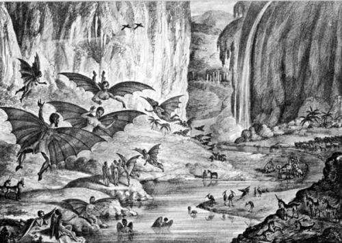 The original moonbats.  New York Sun, 1835